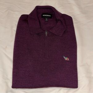 Bonobos Quarter Zip Sweater